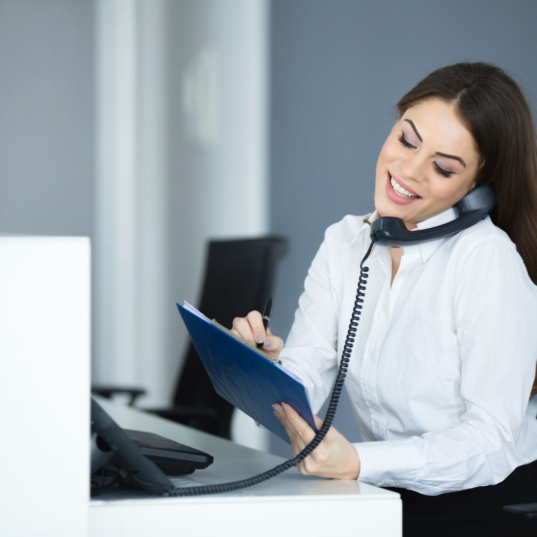 woman talking on a phone